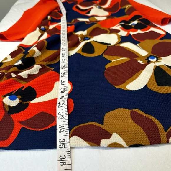 Retro Dress ECI New York Floral Vintage Dress Fall Dress M - Picture 7 of 10